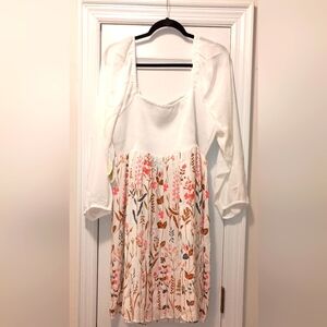 Spartina 449 Mara Smocked Field Flowers Dress XXL NWT